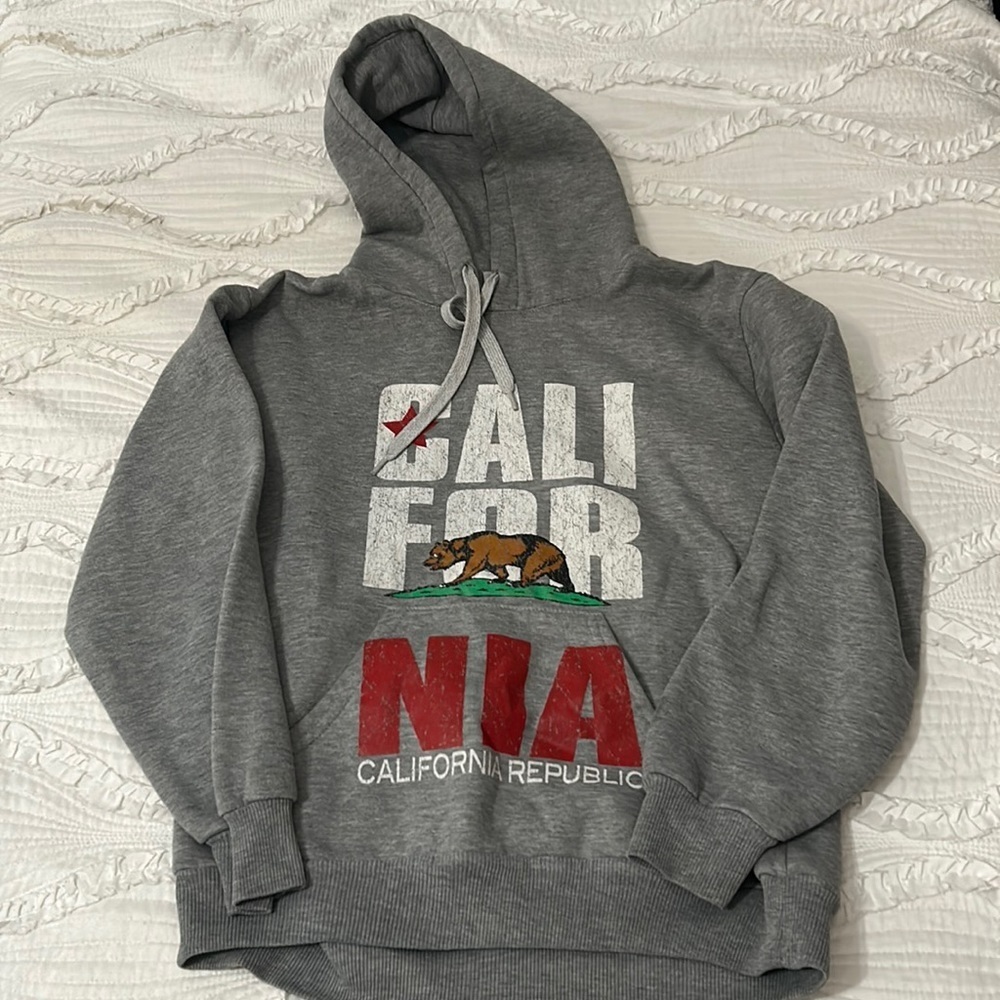 CALIFORNIA gray hoodie